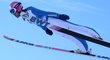 Roman Koudelka během skoku v Garmisch-Partenkirchenu