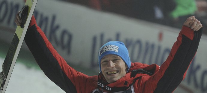 Český skokan popsal, jak oslavil svůj triumf v Polsku