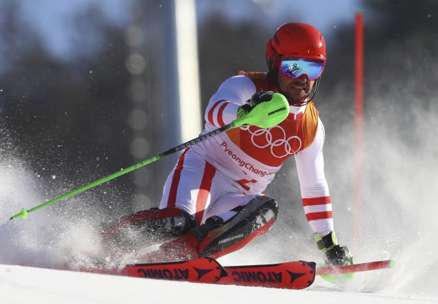 Hirscher vyhrál kombinaci a má první olympijské zlato