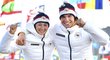 Dva čeští medailisté z Koreji spolu - Veronika Vítková a Michal Krčmář