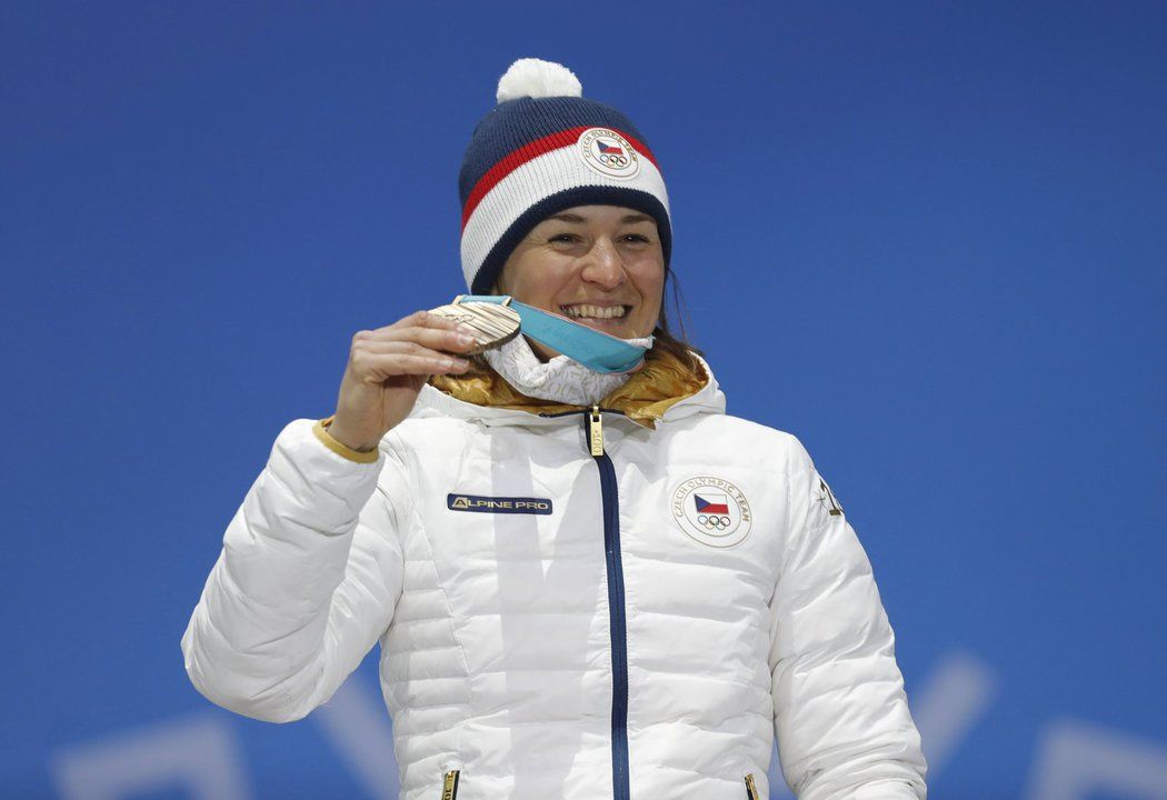 Štastná Veronika Vítková s bronzovou medailí