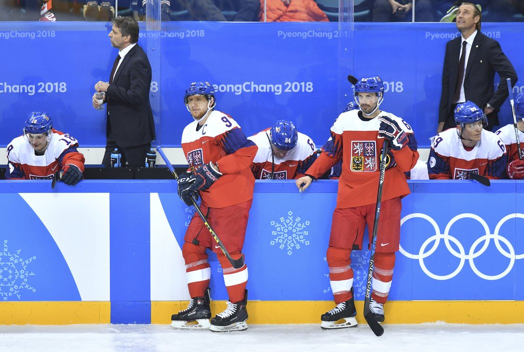 Smutek u české střídačky po prohraném semifinále na olympiádě