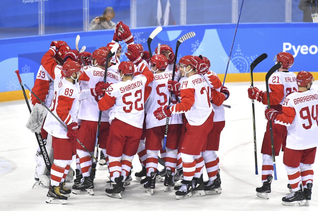 Hokejisté Ruska jsou v olympijském finále