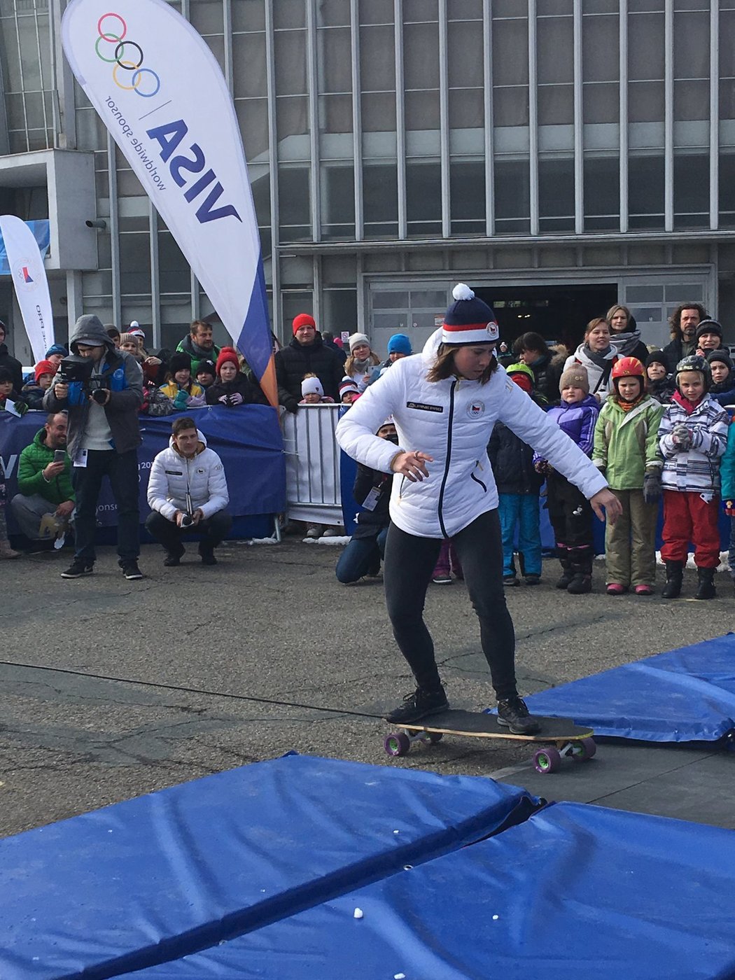 Eva Samková překvapila studenty