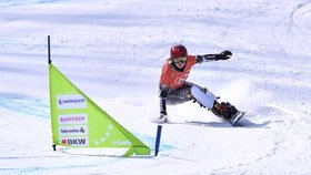 Ester Ledecká už v Koreji trénuje na snowboardu.