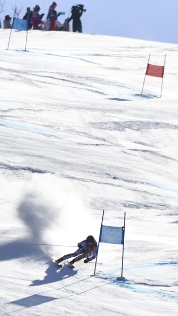 Ester Ledecká v prvním kole obřího slalomu