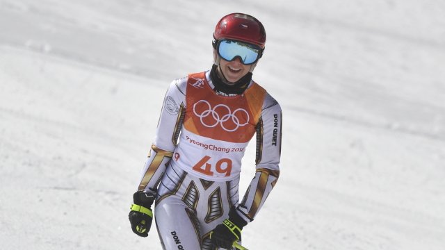 Ester Ledecká na obřím slalomu