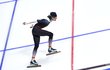 Martina Sáblíková na tréninku na závod na 3000 metrů, v němž odjede poslední jízdu Martina Sáblíková na tréninku na závod na 3000 metrů, v němž odjede poslední jízdu