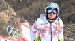 Ester Ledecká čeká na výsledky super-g, ve kterém skončila pátá