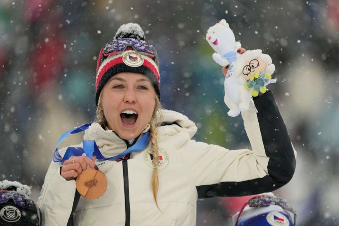 Uplakaná Voborníková v cíli mluvila o rodinném trápení: Životní strach bronzové Terezy! Uplakaná Voborníková v cíli mluvila o rodinném trápení: Životní strach bronzové Terezy!