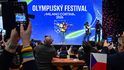 Stříbrnou medailistku Evu Adamczykovou přivítali fanoušci na Olympijském festivalu v Českých Budějovicích