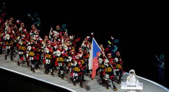 David Pastrňák s českou vlajkou