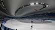 Rychlobruslařský ovál pro pekingskou zimní olympiádu