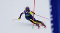 Americká lyžařka Mikaela Shiffrinová nezvládla svou jízdu v týmovém závodě