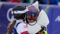 Americká lyžařka Mikaela Shiffrinová nezvládla svou jízdu v týmovém závodě
