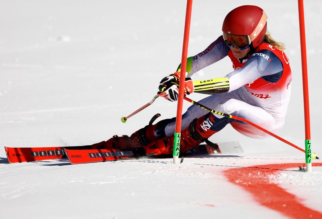 Mikaela Shiffrinová se nedočkala medaile ani v týmovém závodě