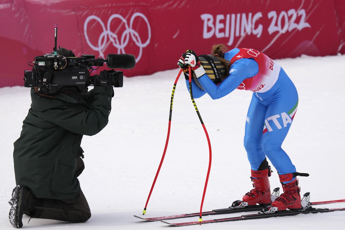 Italka Sofia Goggiaová se vrhla po zranění do tréninku olympijského sjezdu