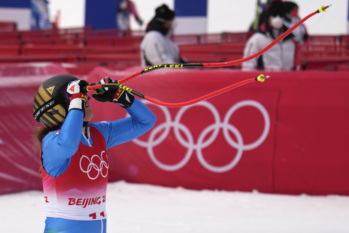 Italka Sofia Goggiaová se vrhla po zranění do tréninku olympijského sjezdu