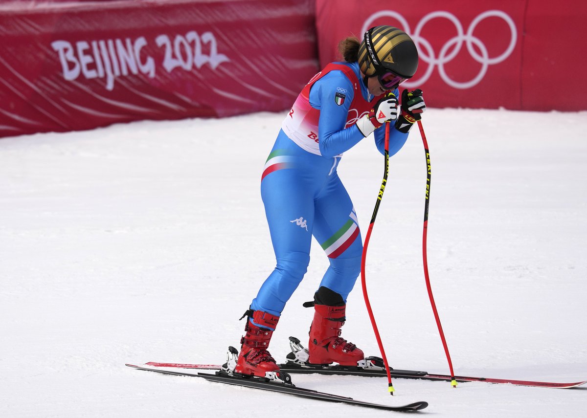 Italka Sofia Goggiaová se vrhla po zranění do tréninku olympijského sjezdu