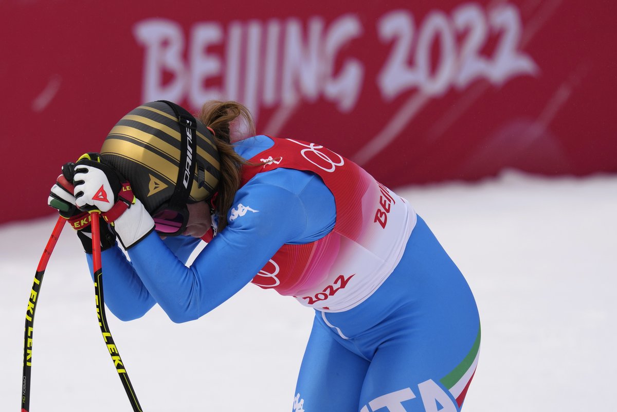 Italka Sofia Goggiaová se vrhla po zranění do tréninku olympijského sjezdu