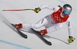 Ester Ledecká během Super-G na olympijských hrách