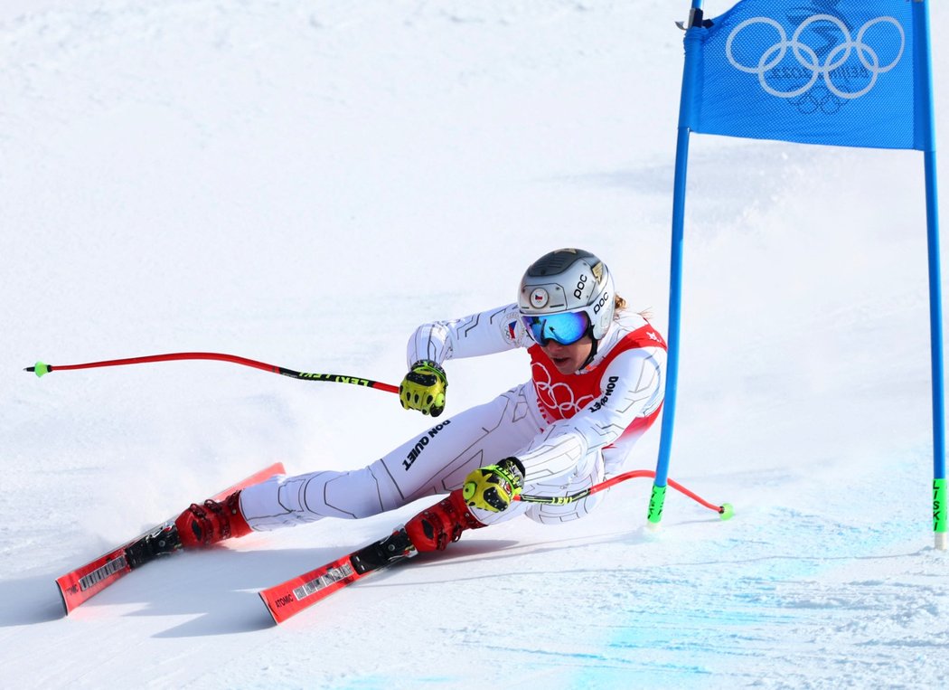 Ester Ledecká v Super-G na ZOH v Pekingu zlato neobhájila, skončila bez medaile