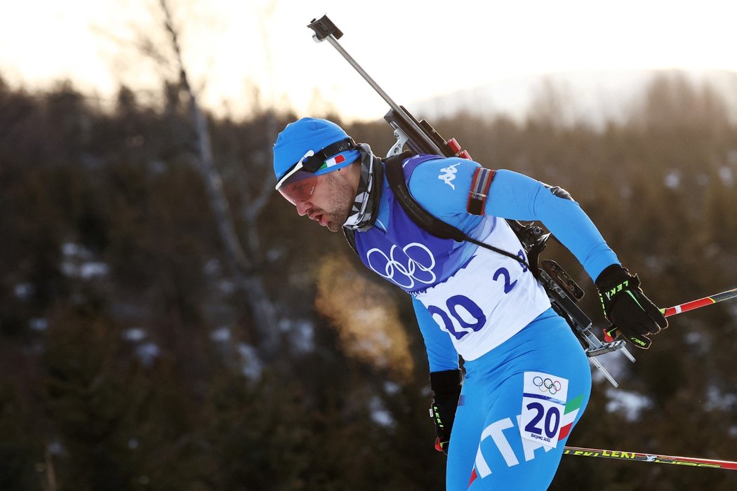 Dominik Windisch na olympiádě v Pekingu