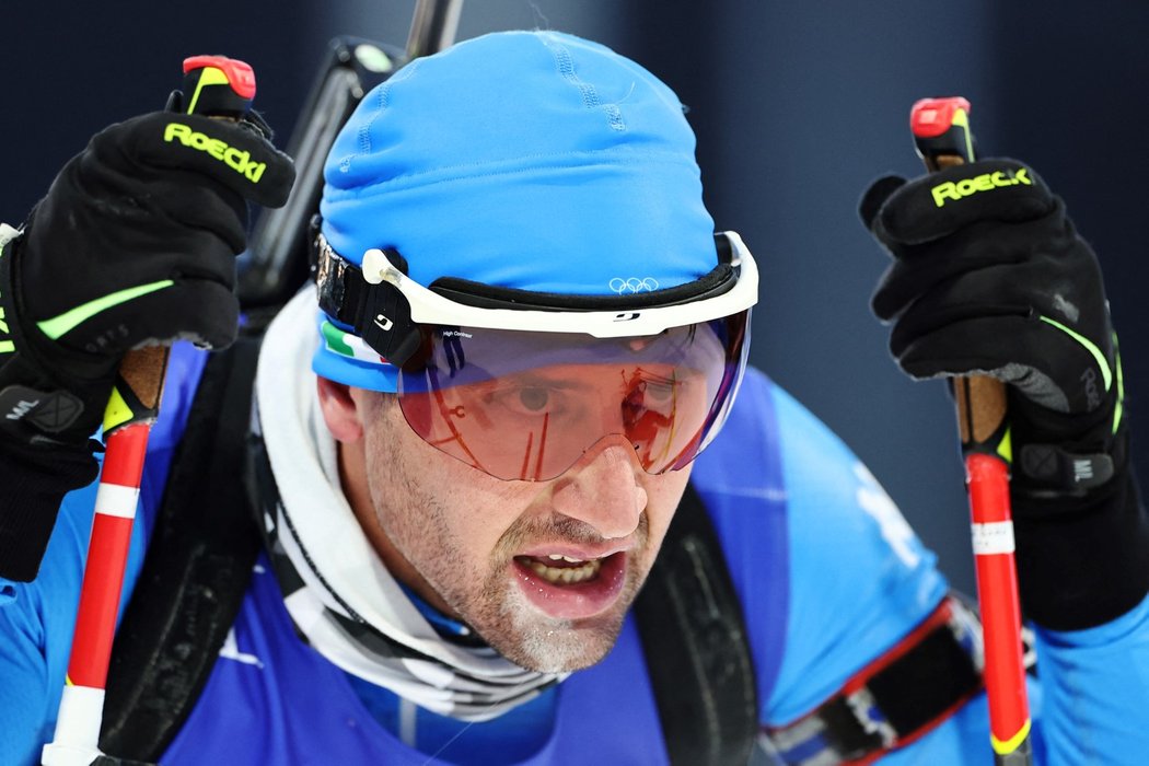 Dominik Windisch na olympiádě v Pekingu