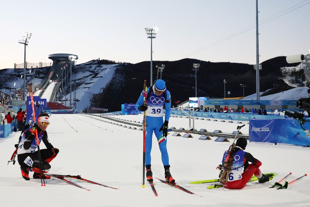 Dominik Windisch na olympiádě v Pekingu