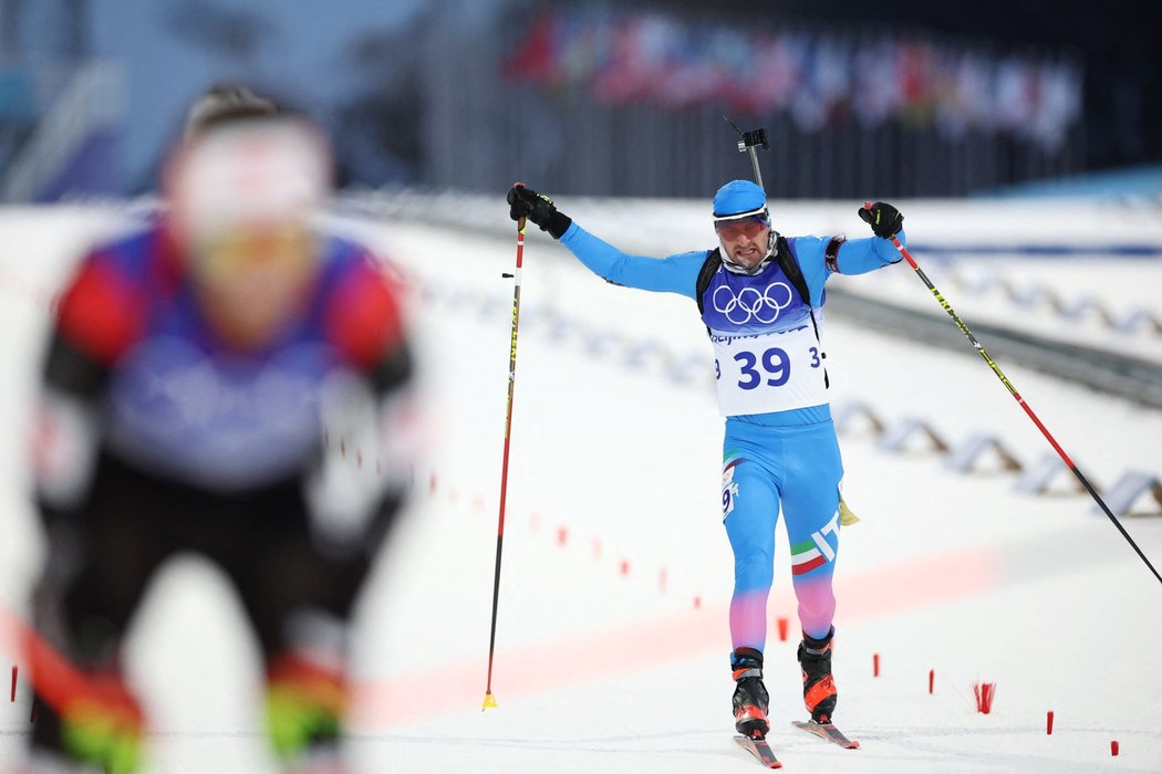 Dominik Windisch na olympiádě v Pekingu