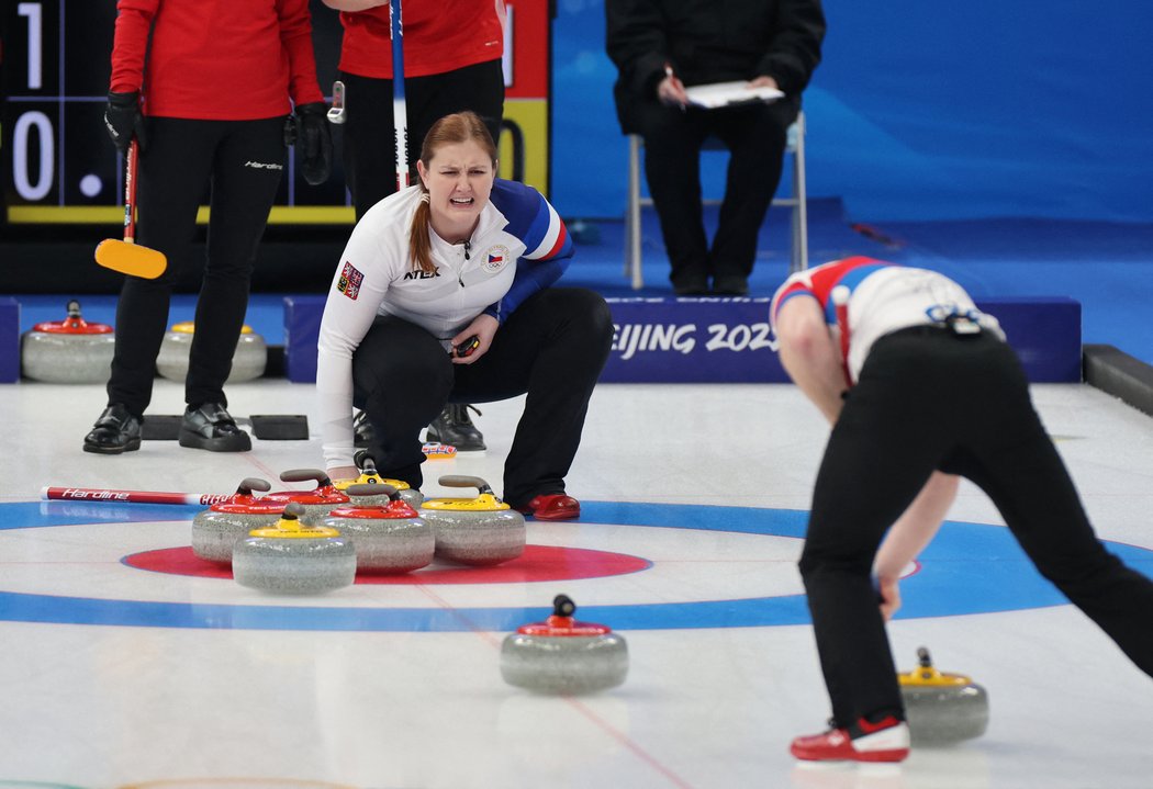 Zuzana Paulová s manželem Tomášem ve druhém olympijském zápase v curlingu nestačili na Švédy