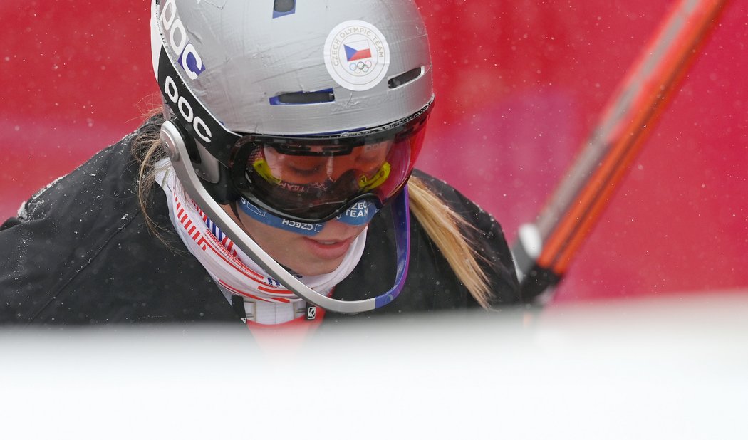 Ester Ledecká jela slalom ve velkých bolestech