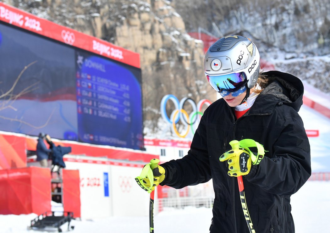 Ester Ledecká jela slalom ve velkých bolestech