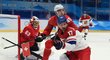 Čeští hokejisté v osmifinále ZOH hráli se Švýcarskem