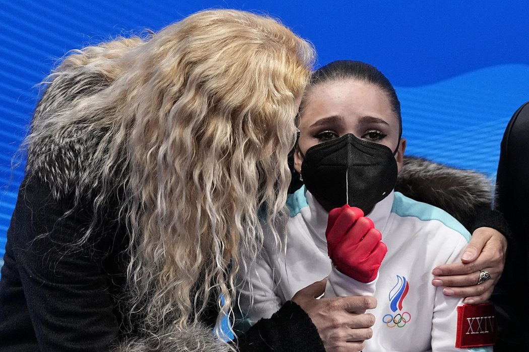 Ruska Kamila Valijevová pokazila volnou jízdu a na zimních olympijských hrách skončila čtvrtá