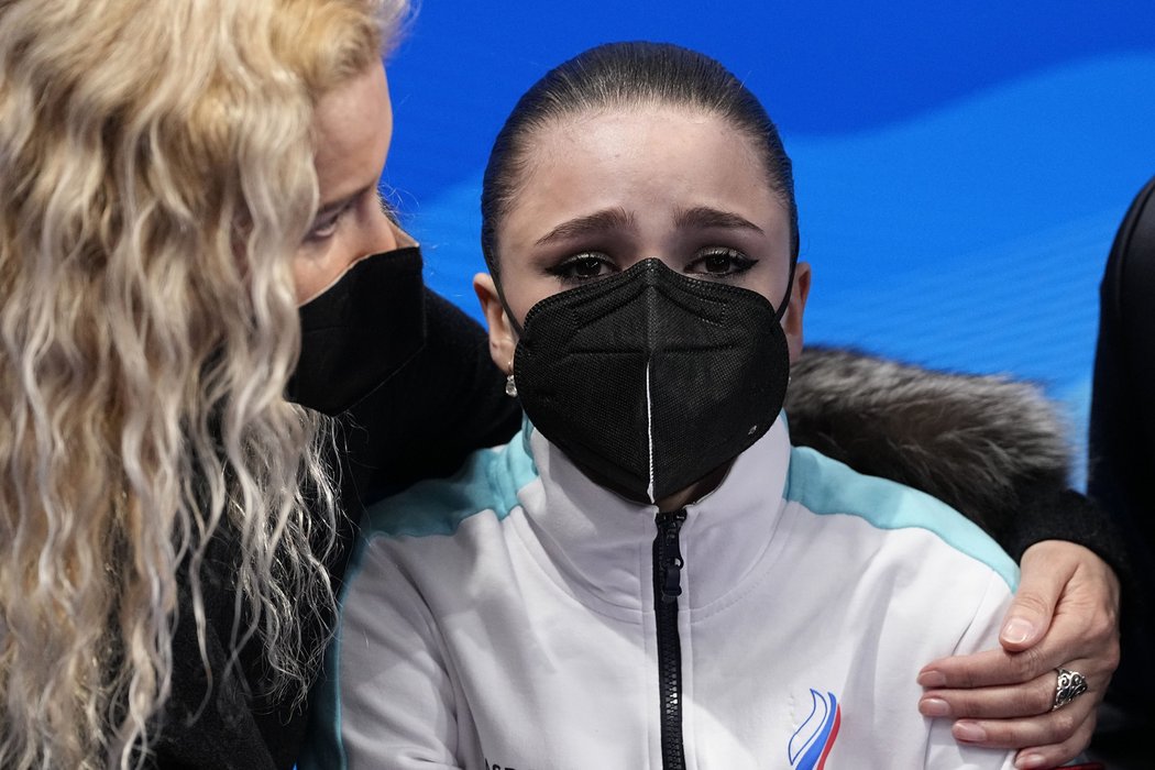 Ruska Kamila Valijejová pokazila volnou jízdu a na zimních olympijských hrách skončila čtvrtá