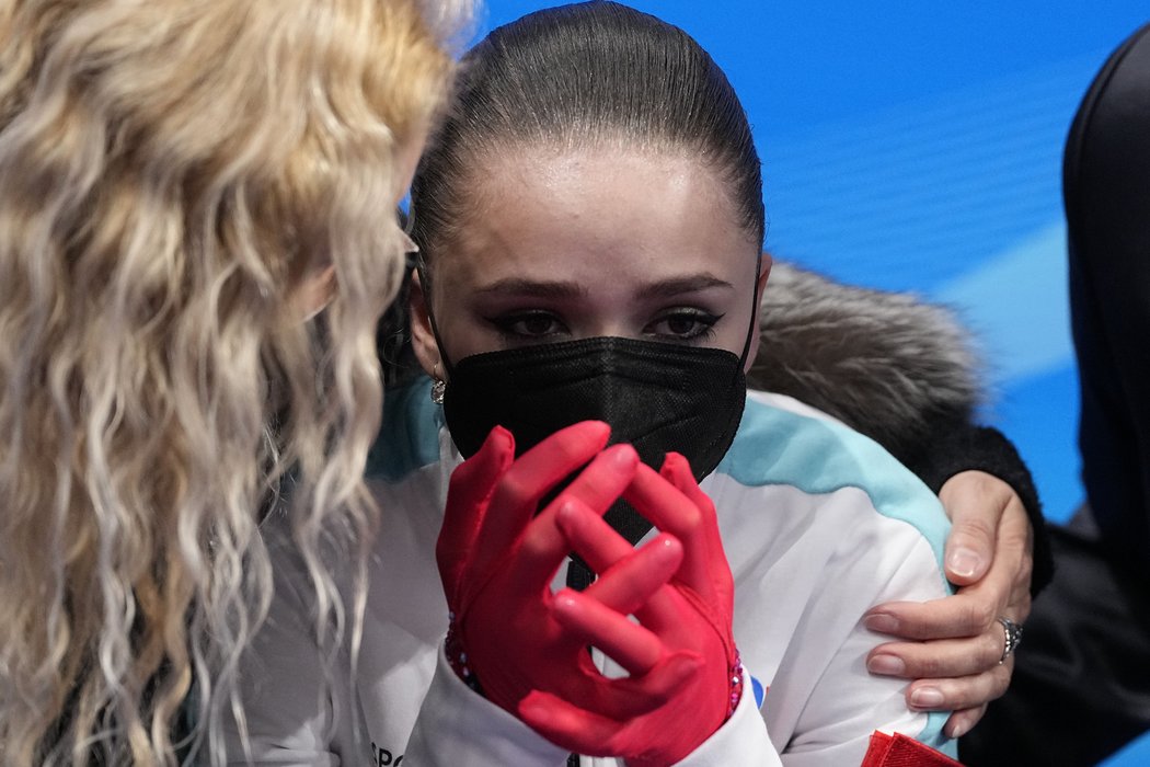 Ruska Kamila Valijejová pokazila volnou jízdu a na zimních olympijských hrách skončila čtvrtá