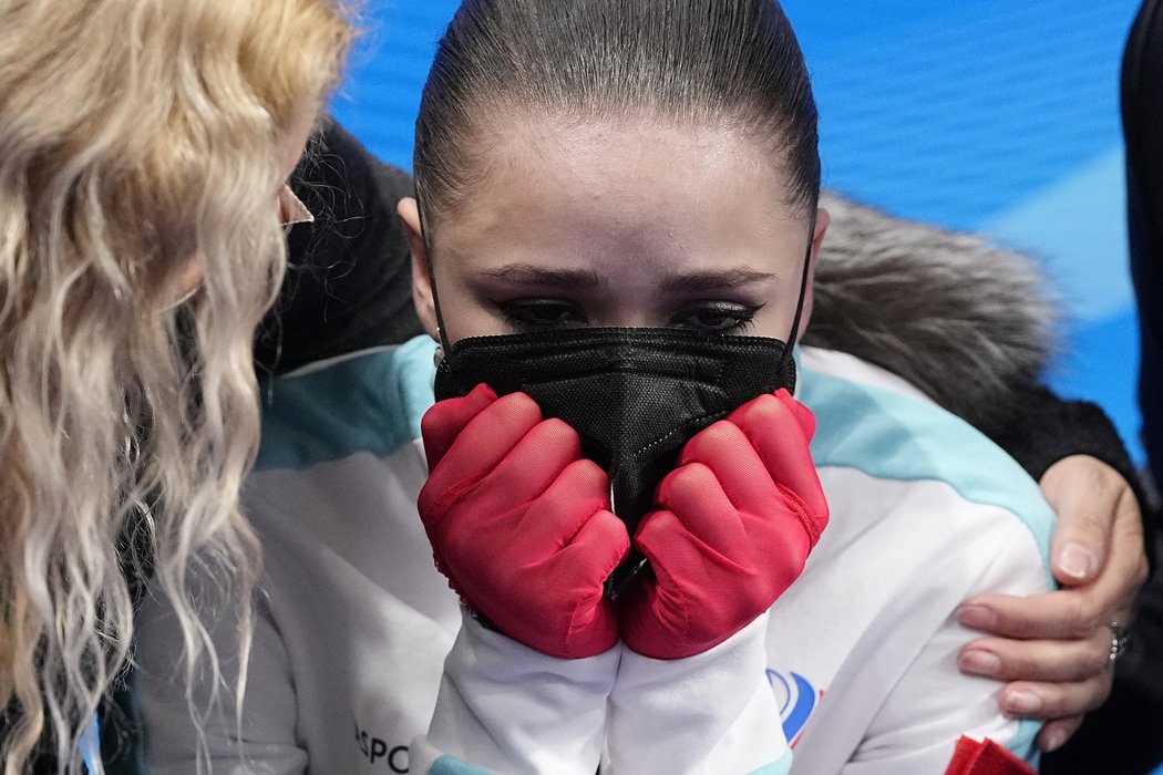 Ruska Kamila Valijejová pokazila volnou jízdu a na zimních olympijských hrách skončila čtvrtá