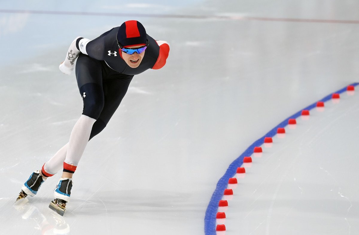 Martina Sáblíková v závodě na tři kilometry na olympiádě v Pekingu