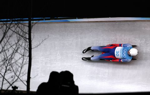 Michael Lejsek v akci na olympijských hrách v Pekingu