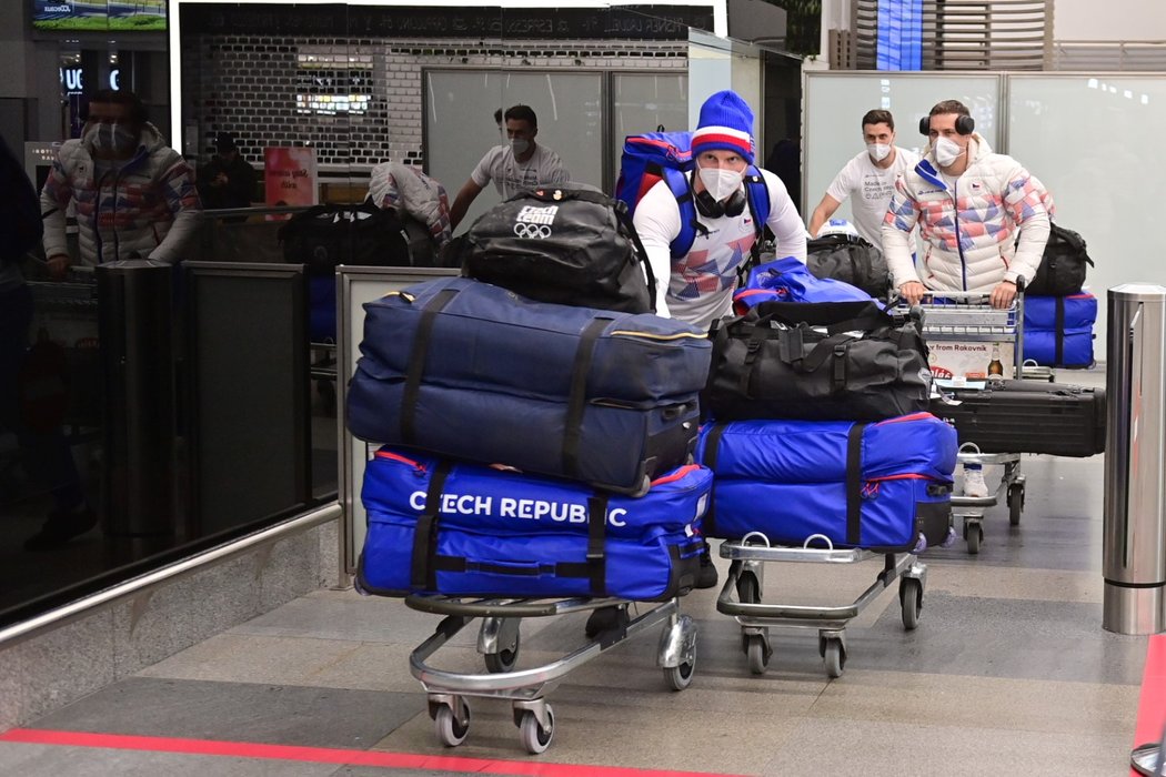 Čeští olympionici se vrátili z Pekingu