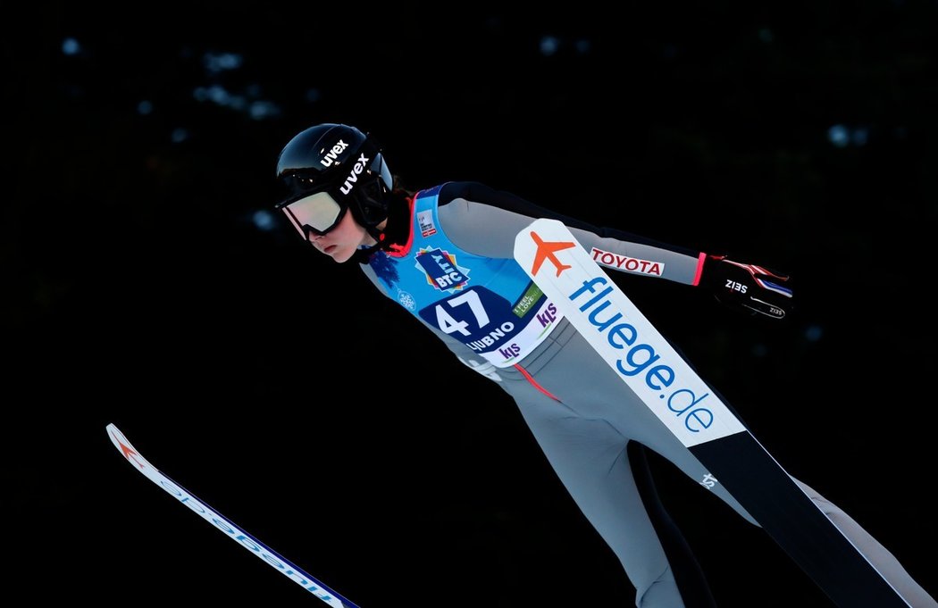 Skokanka na lyžích Anežka Indráčková bude nejmladší českou olympioničkou v historii