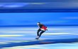 Martina Sáblíková krouží na trati 5 000 metrů na olympiádě v Pekingu. Byl z toho skvělý bronz...