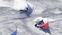 Aleksandra Krolová padá a Ester Ledecká si jede pro olympijské zlato v paralelním obřím slalomu