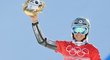 Ester Ledecká slaví obhajobu zlaté medaile na olympiádě v Pekingu