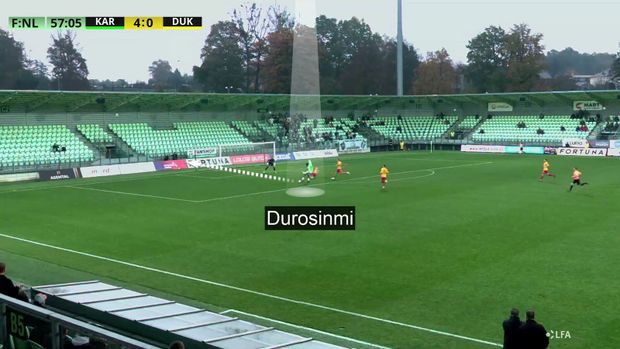 Problémem Rafia Durosinmiho je mimojiné zakončení levou nohou Problémem Rafia Durosinmiho je mimojiné zakončení levou nohou