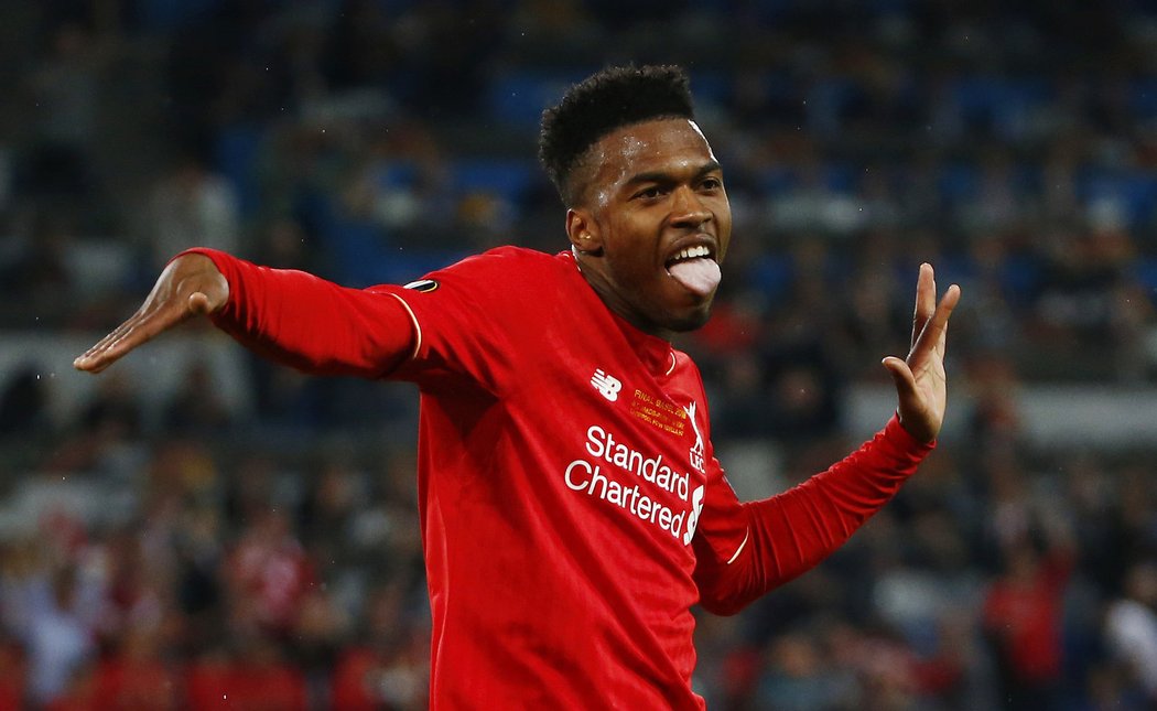 Útočník Liverpoolu Daniel Sturridge se raduje z branky ve finále Evropské ligy