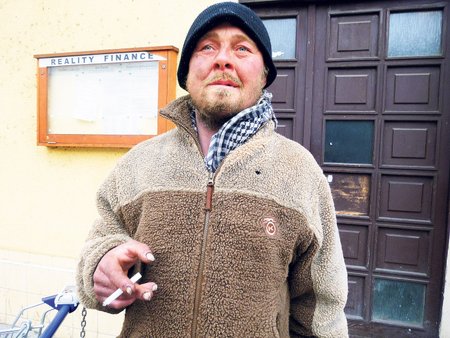 Miroslav Kopecký, bezdomovec