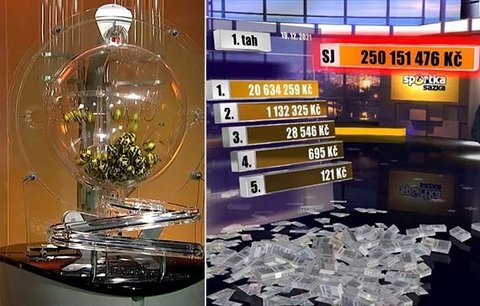 Zkontrolujte si tikety! Ve Sportce padlo 250 milionů, šťastlivec „vyloupil“ superjackpot