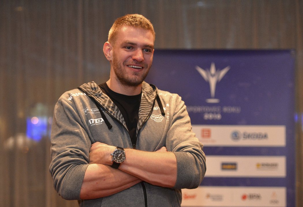 Ondřej Synek na vyhlášení ankety Sportovec roku